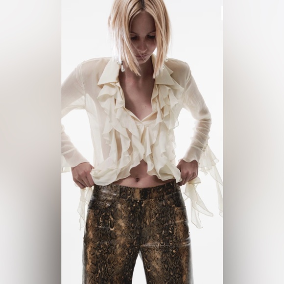 Snake print pants Mango
Like new🔥 - Picture 4 of 13